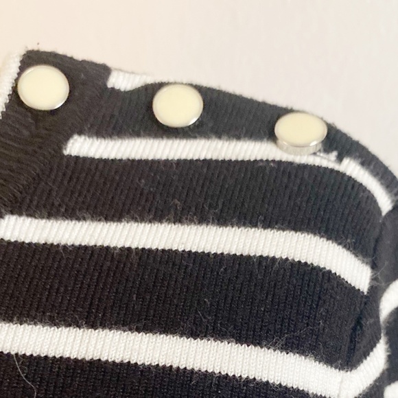 Karl Lagerfeld Breton style T shirt size M/L - Picture 2 of 6